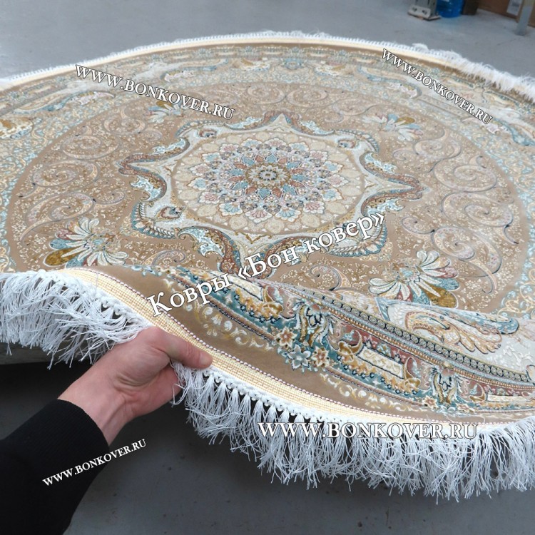 Круглый Ковер для Гостиной Медальон Дизайн 30441